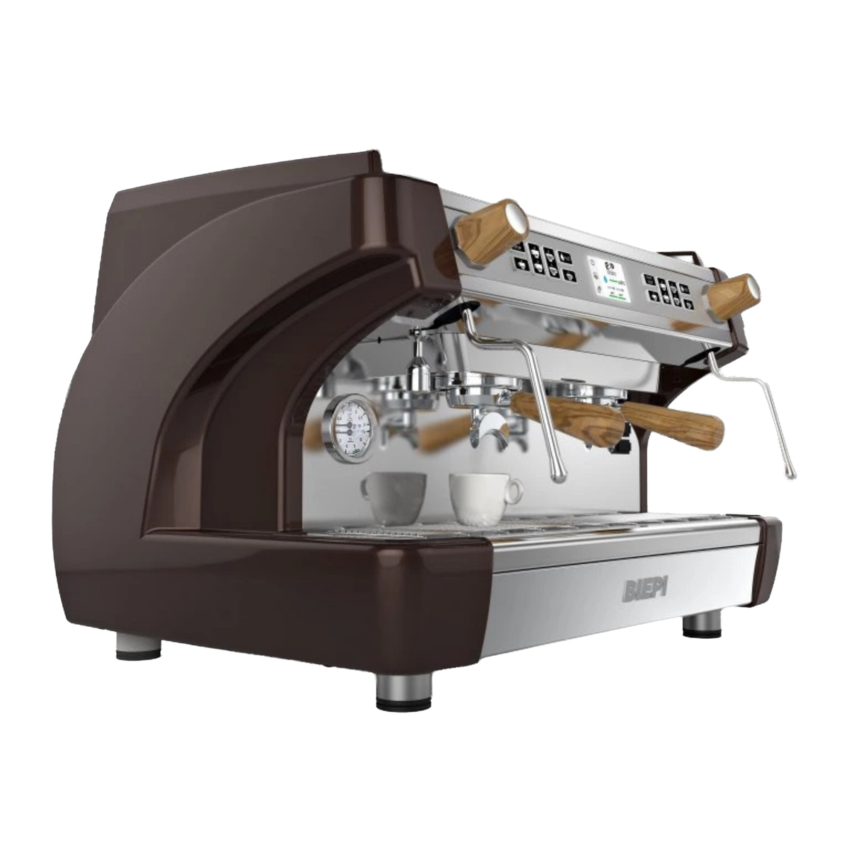 Biepi MC-1 Barista PRO Espresso Machine - 2 GROUP - WoodKit - MCIPRO2G-BRW