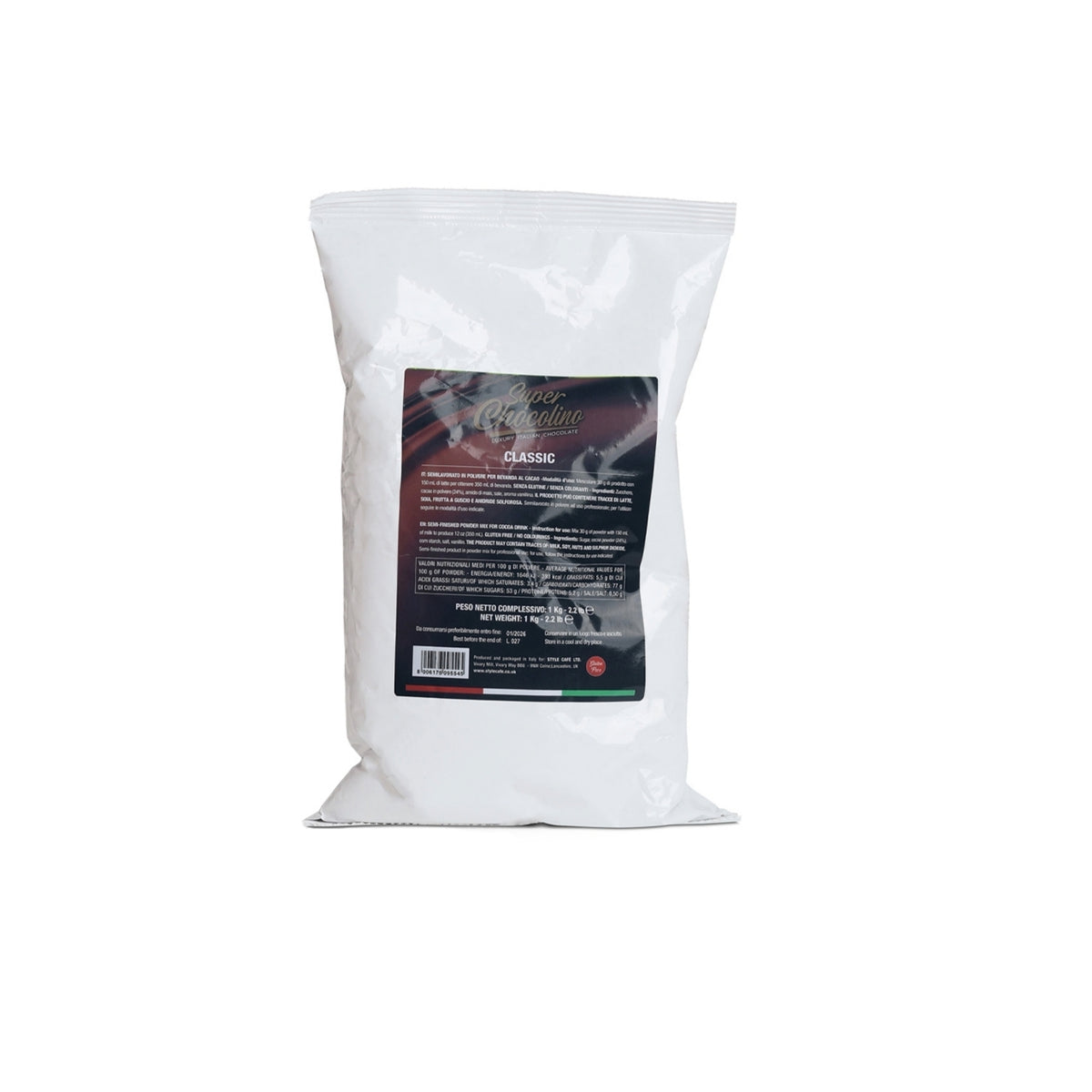 Super Chocolino GOLD - Luxury Italian Hot Chocolate - 1kg Bag